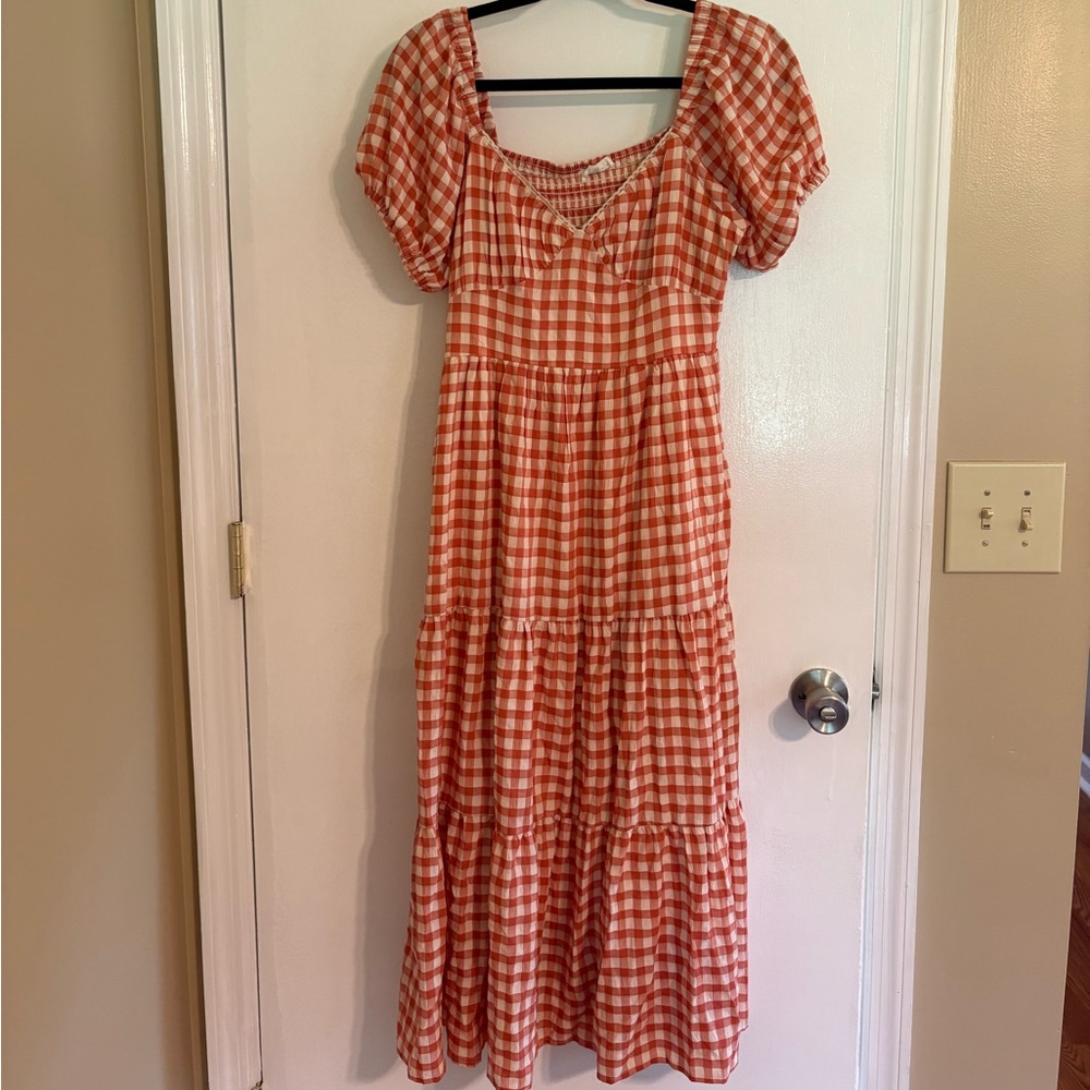 Gingham Checkered Dress